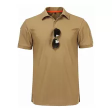 Playera Polo Hombre Slim Manga Corta Casual Táctico Militar