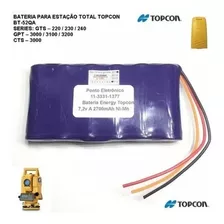 Pilha Bt 52 Qa Para Estação Total Topcon Series 7,2v 2,7ah