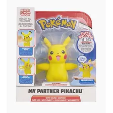 Pikachu Interactivo 12cm Con Luz Sonido Y Movimiento Pokemon