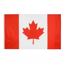 Bandeira Do Canadá Dupla Face 150x90cm - Oficial Premium