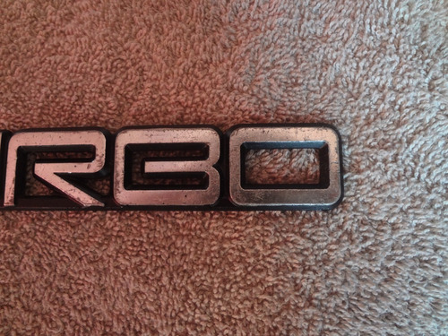 Emblema Trasero Volvo 740 Turbo Original Metlico Foto 6