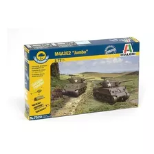 Italeri 1-72 M4a3e2 Jumbo X 2 Kits # 7520.