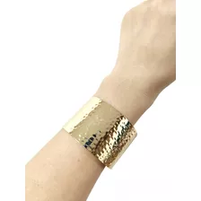 Pulseira Bracelete Largo Feminino Metal Luxo Fashion