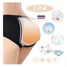 3 Calzón Menstrual 3 Capas Absorbentes Reutilizable