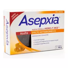 Asepxia Jabón Azufre Piel Grasa 100gr - g a $146