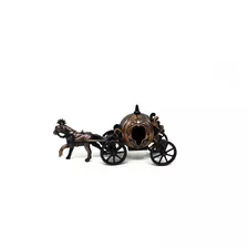 Apontador Metal Bronze - Cinderela Abóbora Carruagem Papelar