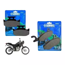 Kit Pastilha Freio Diant + Tras Xtz 250 Lander Tenere Cobreq