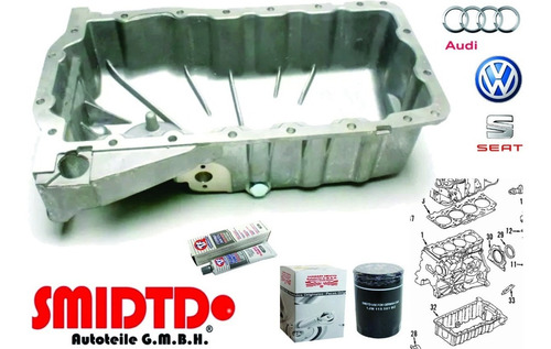 Carter De Aceite Silicon Y Filtro Vw Jetta A4 1.8t 99-05 Foto 4