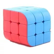 Cubo Mágico Profissional Fanxin Penrose Stickerless Rapido Cor Da Estrutura Azul, Vermelho E Amarelo