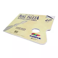 Bloco De Papel Paleta Corfix 177x254mm 40 Folhas