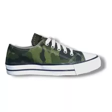 Zapatilla De Lona Camuflada