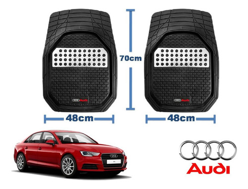 Tapetes 3d Logo Audi + Cubre Volante A4 2013 A 2017 2018 Foto 4