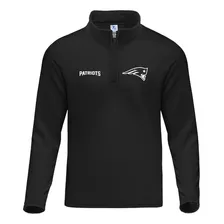 Sudadera Cierre 1/4 Patriots New England Nfl Patriotas Mod 1