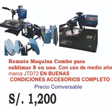 Maquina Combo 8 En Uno Jtsd72