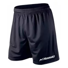 Pantalón Corto Short De Fútbol Nassau - Color Negro