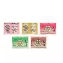 Paraguay 1962 Lucha Contra Paludismo Serie 5 Val Mint 674/8 