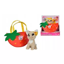 Chichi Love Peluche Con Bolso Strawberry Fashion 3156 Color Rojo