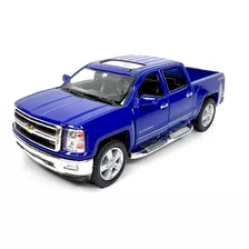 Chevrolet Silverado 2014 Esc 1:46 Kinsmart Varios Colores