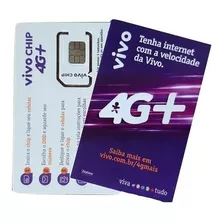 Kit 10 Chips Vivo Pré Pago 4g Você Escolhe Qualquer Ddd