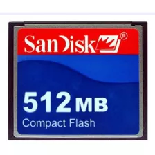 Cf Cartão Compact Flash Sandisk 512mb 15mb/s