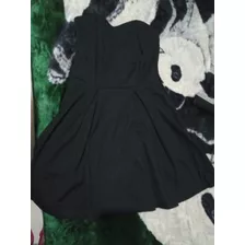 Se Vende Vestido Negro Corto Strapless Nuevo 