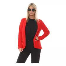 Blazer De Crep Margarita Mujer