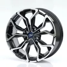 4 Rodas Ford Aro 15 New Fiesta Focus Rs 4x108 + Bicos Cor Preto Diamantado 4x108