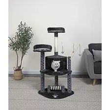 Casa En Condominio Go Pet Club Cat Tree, 35 W X 24 L X 50 H,