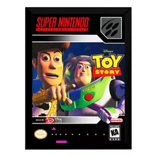 Quadro Decorativo Capa A3 33x45 Toy Story Super Nintendo