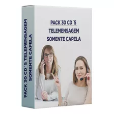 Pack 30 Cd´s Telemensagens Capela Envio Digital