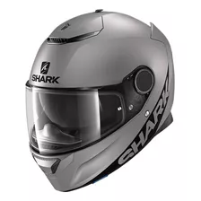 Capacete Shark Spartan 1.2 Blank Ama Cinza Fosco