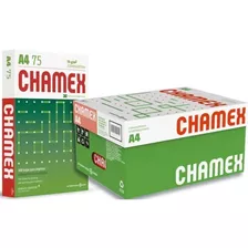 Papel A4 Chamex 75 Gramos X 500 Hojas Caja X 10 Paquetes