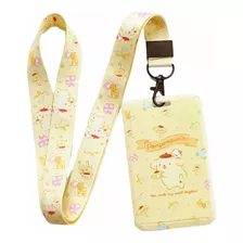 Porta Credencial Importada Pompompurin Con Lanyard