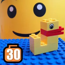 Pato Duck Lego® Serious Play Amarelo 30 Kit Peças Originais