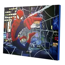 Poster Arte De Pared En Lienzo Led Marvel Spider-man