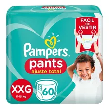 Fralda Pampers Pants Xxg 60 Ajuste Total