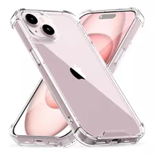 Carcasa Transparente Reforzada Flexible Para Serie iPhone 15