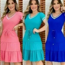  Vestido Evangélico Verão Calor Moda Roupas Femininas Lindo 