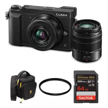 Kit Panasonic Lumix Gx85 Con Lentes 12-32mm 45-150mm Y Acce