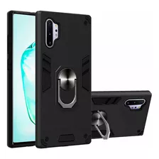 Funda De Xiaomi Redmi Note 10 Pro 4g Anillo Metálico Negro