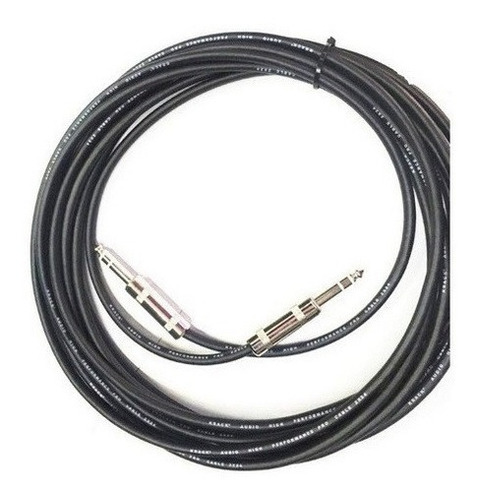 Cable Plug 6.3 Stereo A 6.3 Stereo Balanceado 6 Metros