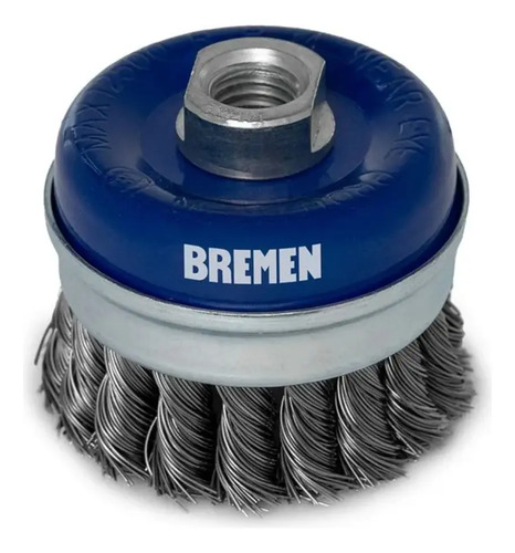 Cepillo Copa Industrial 2-1/2 Amoladora Ang Bremen 8124