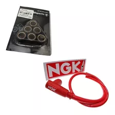 Ngk Cable De Bujia Moto Competencia + Rollers Bws 125 8.5gr