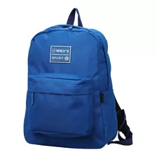 Mochila Para Laptop Casual Escolar Wilys 16.5 Azul