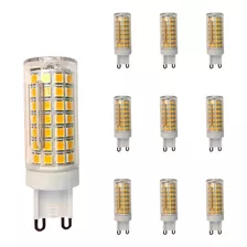 10 Lampada Led Halopim G9 12w 88led Lustre Arandela 110v220v Cor Da Luz Branco-quente 12w 110v/220v