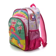 Mochila 16 Pulgadas Candy Land Brillos Phi Phi Bags Color Rosa Chicle