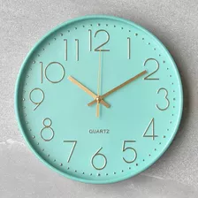 Reloj Pared Redondo Esmeralda Ø 30cm