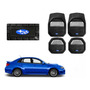 Tapetes 3d Logo Subaru + Cubre Volante Impreza Sedan 13 A 21