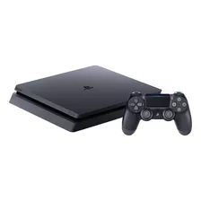 Sony Playstation 4 Slim 1tb Standard Cor Preto Onyx 2 Controles E 4 Jogos
