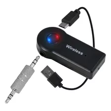 Receptor Bluetooth 3.5mm Slim Company Para Auto Manos Libres Música